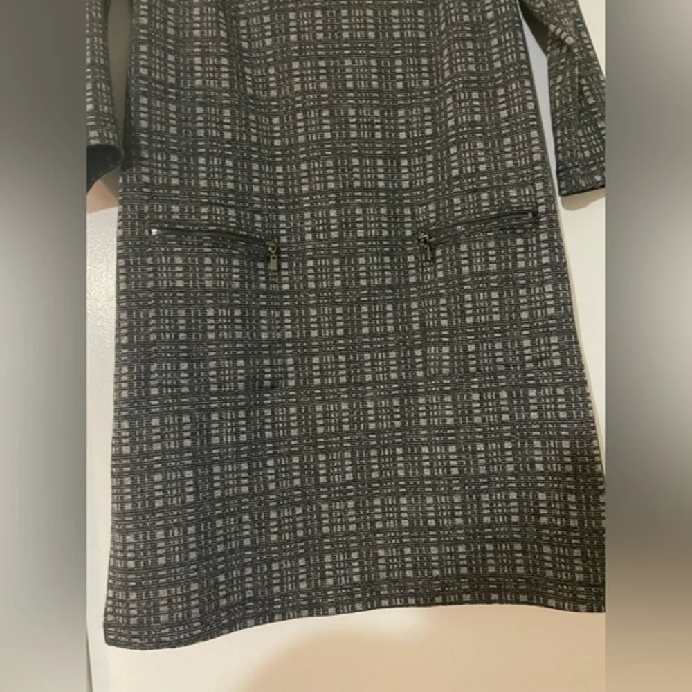 Ann Taylor Grey Plaid‎ Dress Size XS